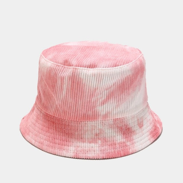 Tie-Dye Corduroy Bucket Hat