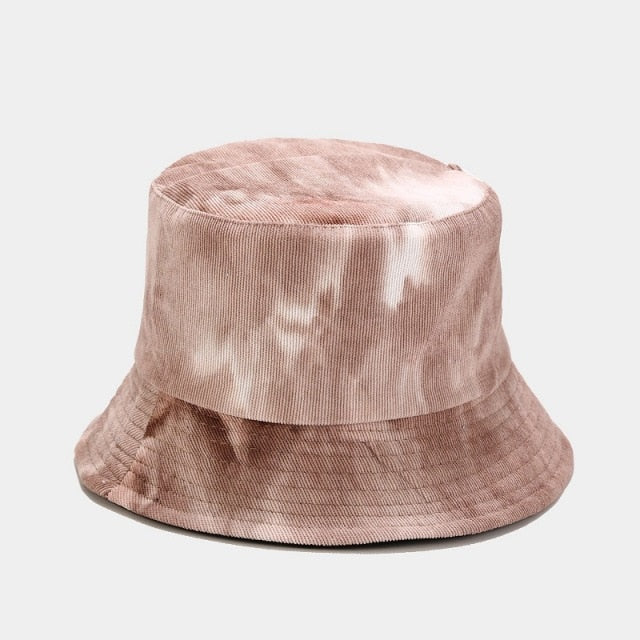 Tie-Dye Corduroy Bucket Hat