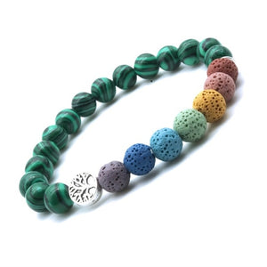 Rainbow Lava Stone Diffuser Bracelets