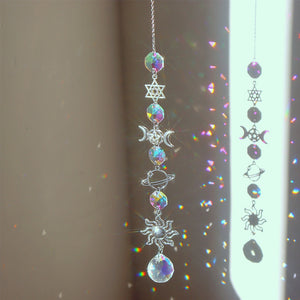 Prismatic Wiccan-Themed Suncatchers