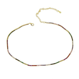 Minimalist Multicolor Choker