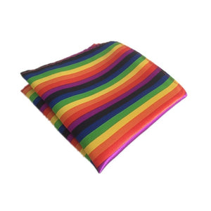 Rainbow Tie, Bow Tie & Handkerchief Set