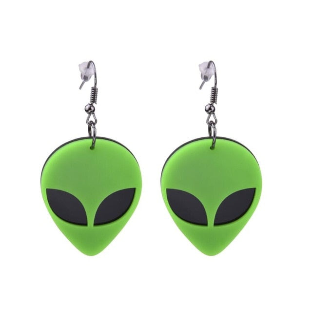 UFO Alien Abduction Earrings