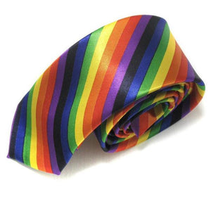 Rainbow Tie, Bow Tie & Handkerchief Set