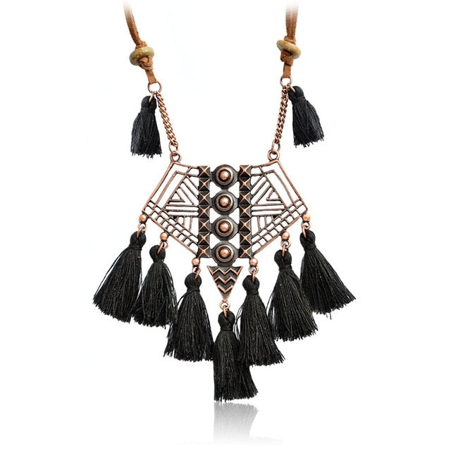 Bohemian Tassels Necklace