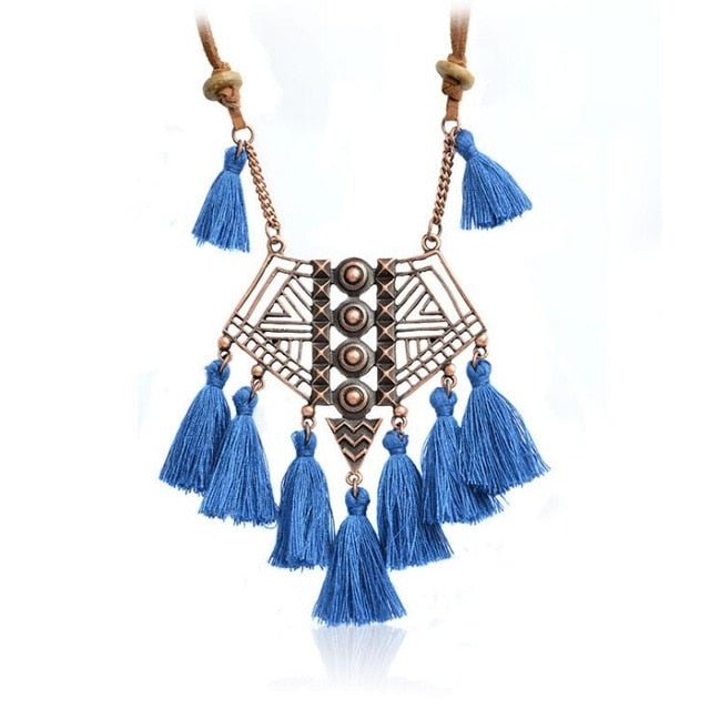 Bohemian Tassels Necklace