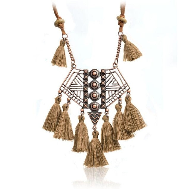 Bohemian Tassels Necklace