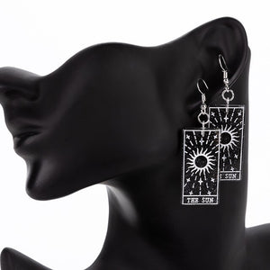 The Sun Divine Tarot Earrings