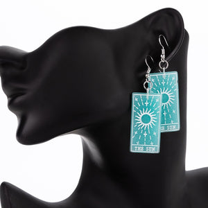 The Sun Divine Tarot Earrings