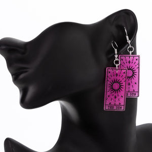 The Sun Divine Tarot Earrings