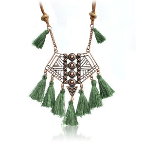 Bohemian Tassels Necklace