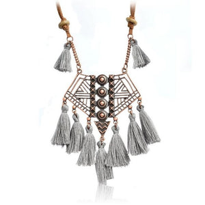 Bohemian Tassels Necklace