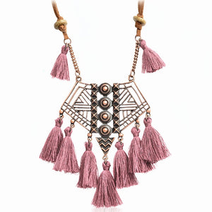 Bohemian Tassels Necklace