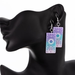 The Sun Divine Tarot Earrings