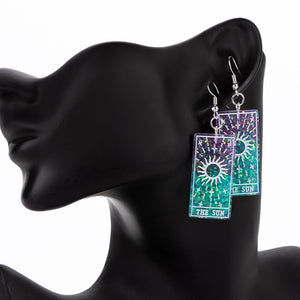 The Sun Divine Tarot Earrings